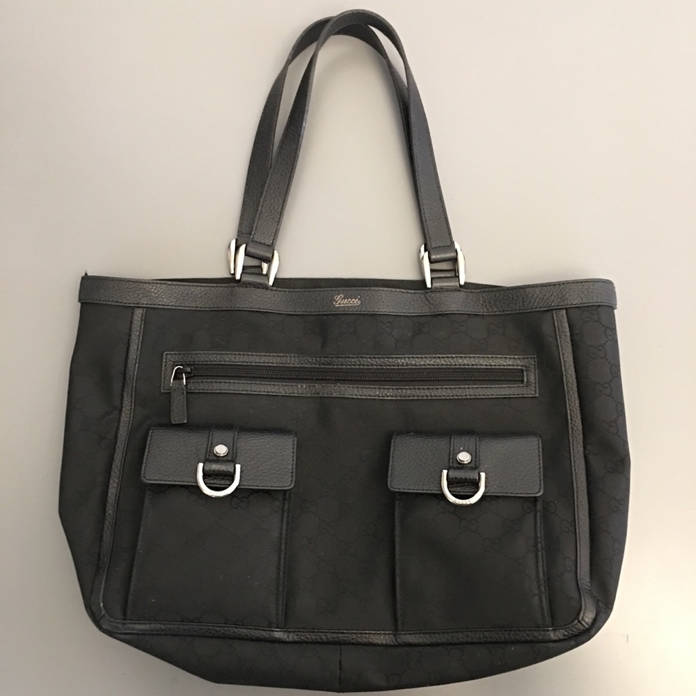 Gucci Black D-Ring Handbag